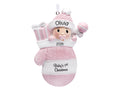 Baby's First Christmas Ornament 2026 Pink Mitten F5199