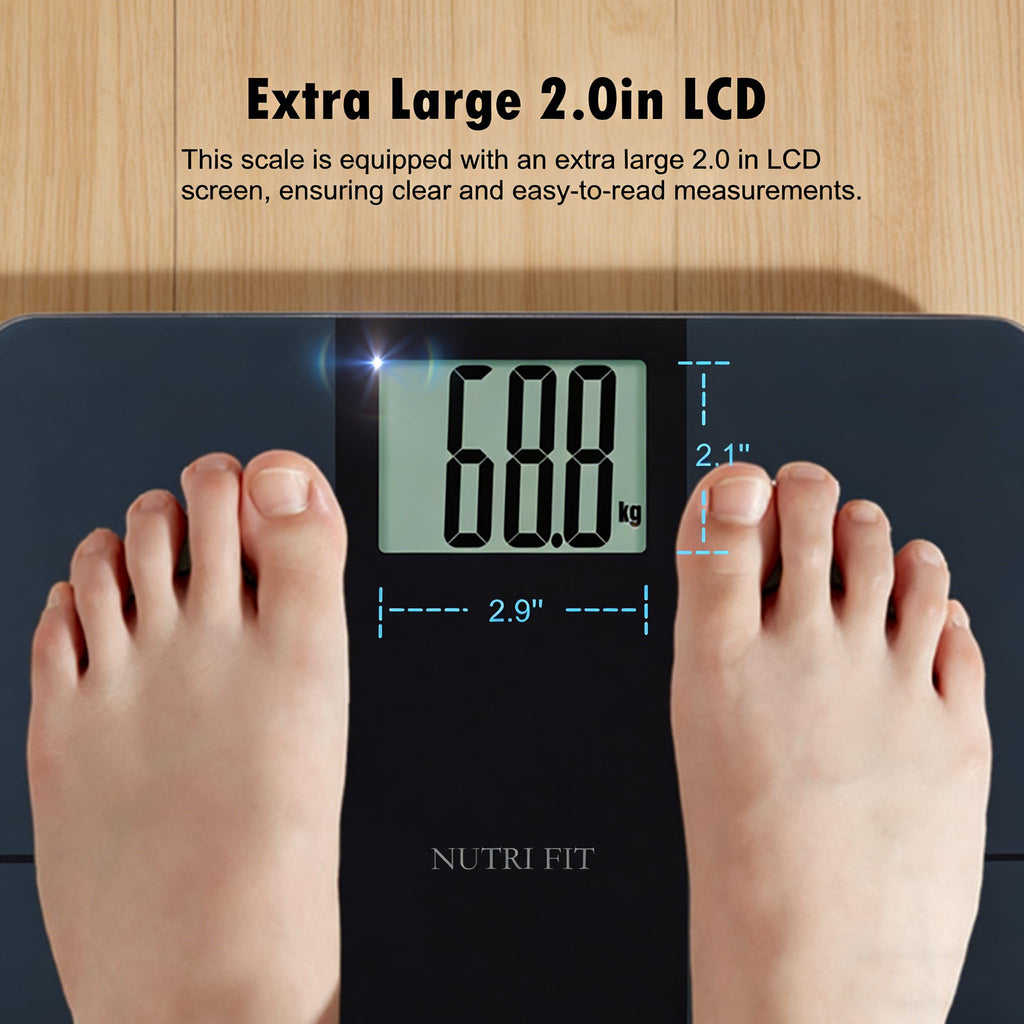 Digital Bathroom Scale 550lb Extra Large Display T892