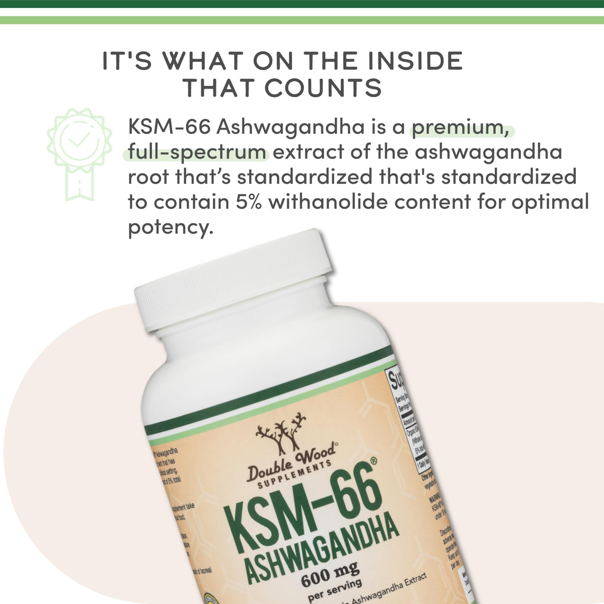 Ashwagandha 600mg Organic 120 Capsules L30667