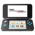 Black Turquoise Handheld Game Console O7945