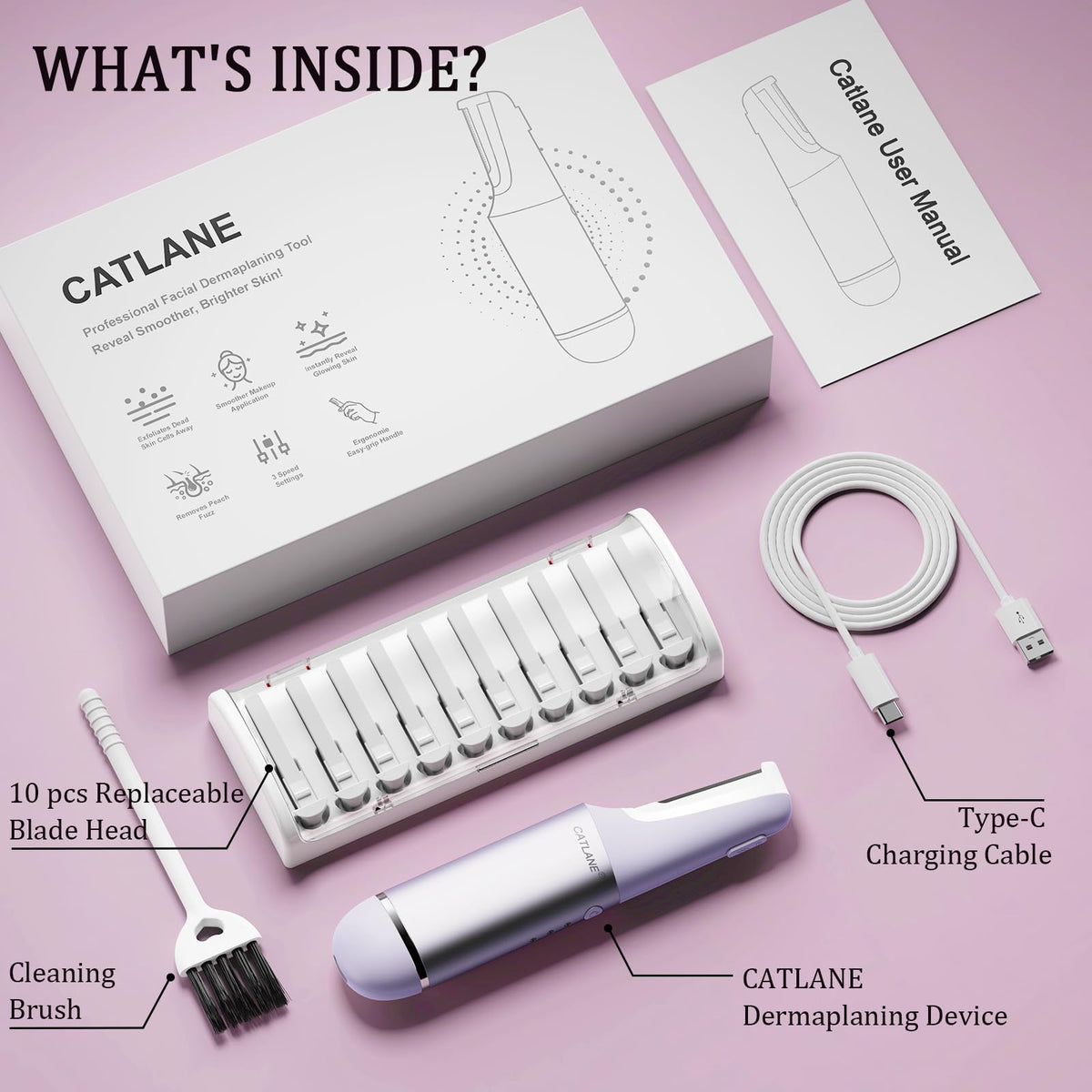 Dermaplane Razor with LED Light I4593