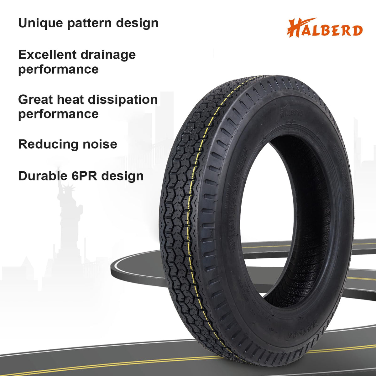 12 Trailer Tires Set of 2 P803