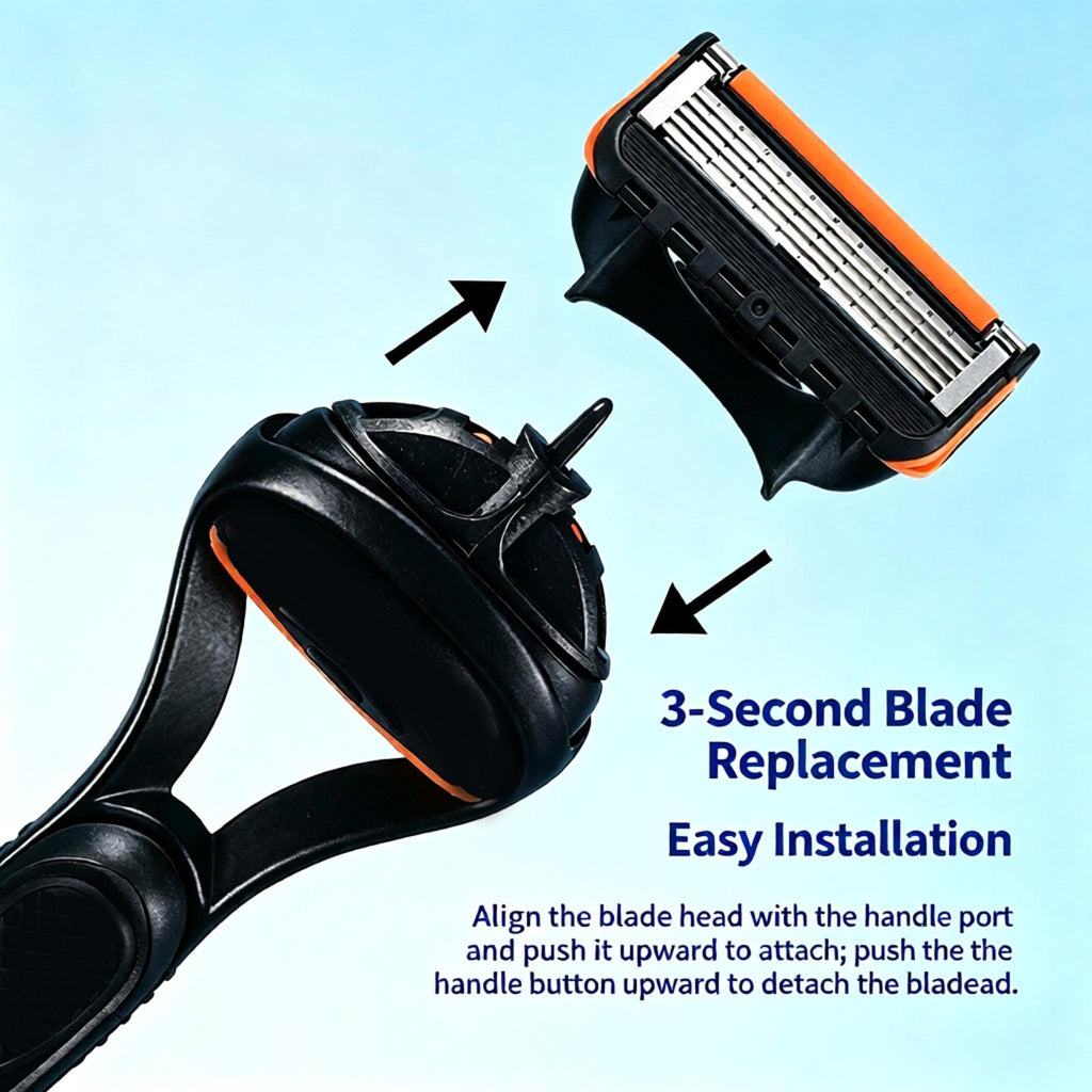 5 Layer Razor Blade Refills 12-Piece Set O354199