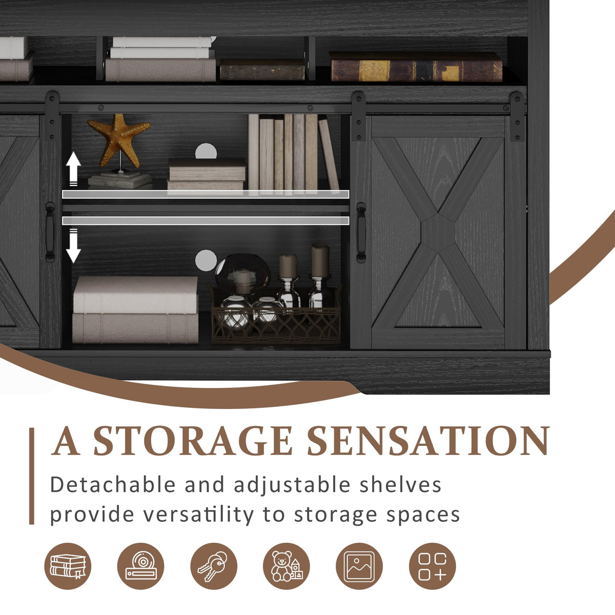 Farmhouse TV Stand T410996