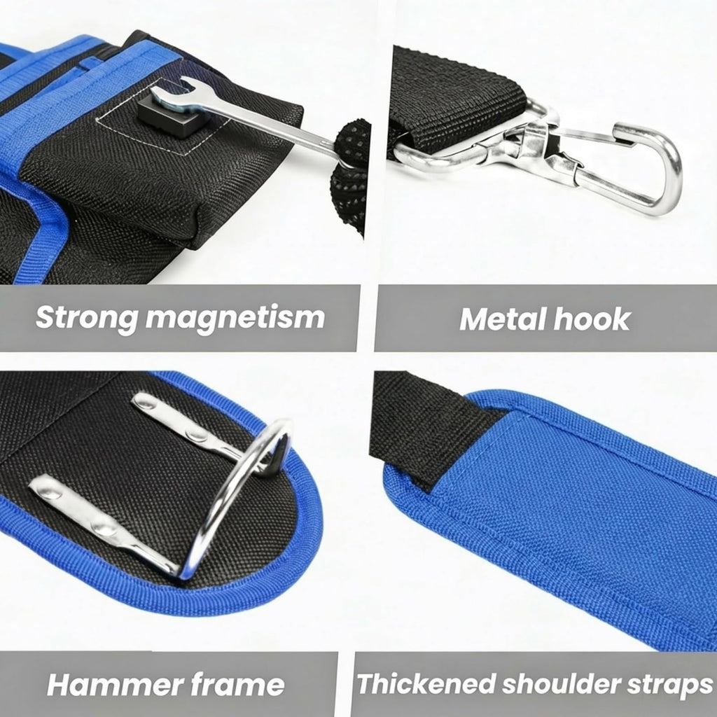 Heavy Duty Magnetic Tool Belt with Suspenders B767000