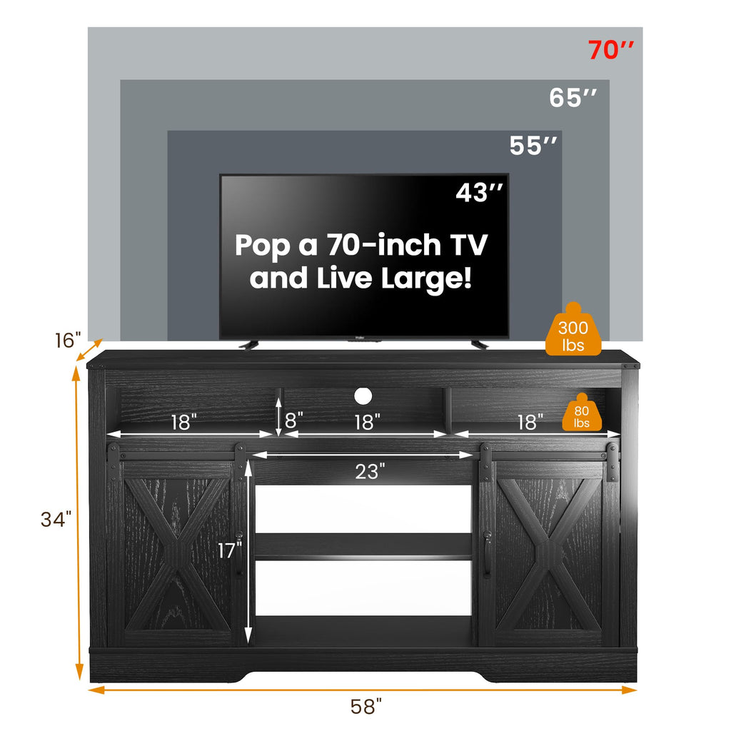 Farmhouse TV Stand T410996