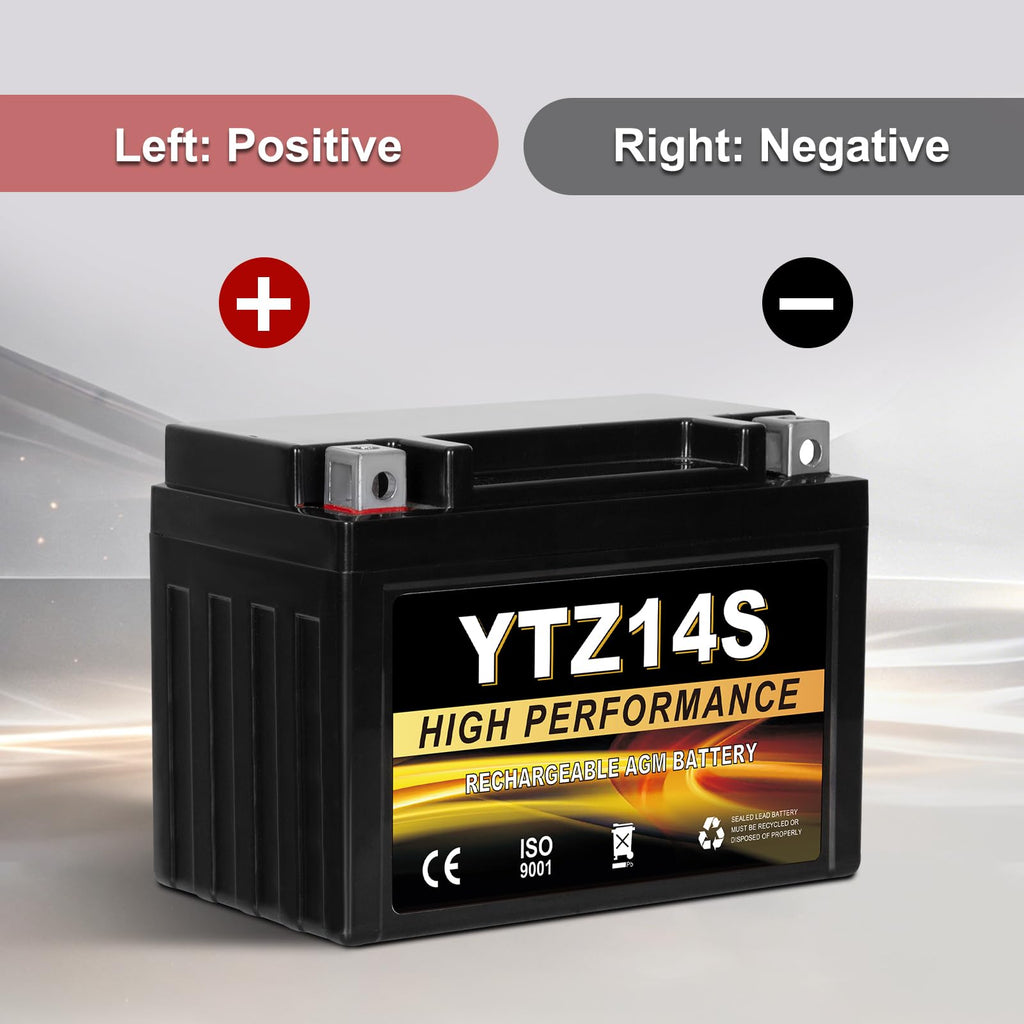 12V 11.2Ah AGM Sealed Motorcycle Battery H461400