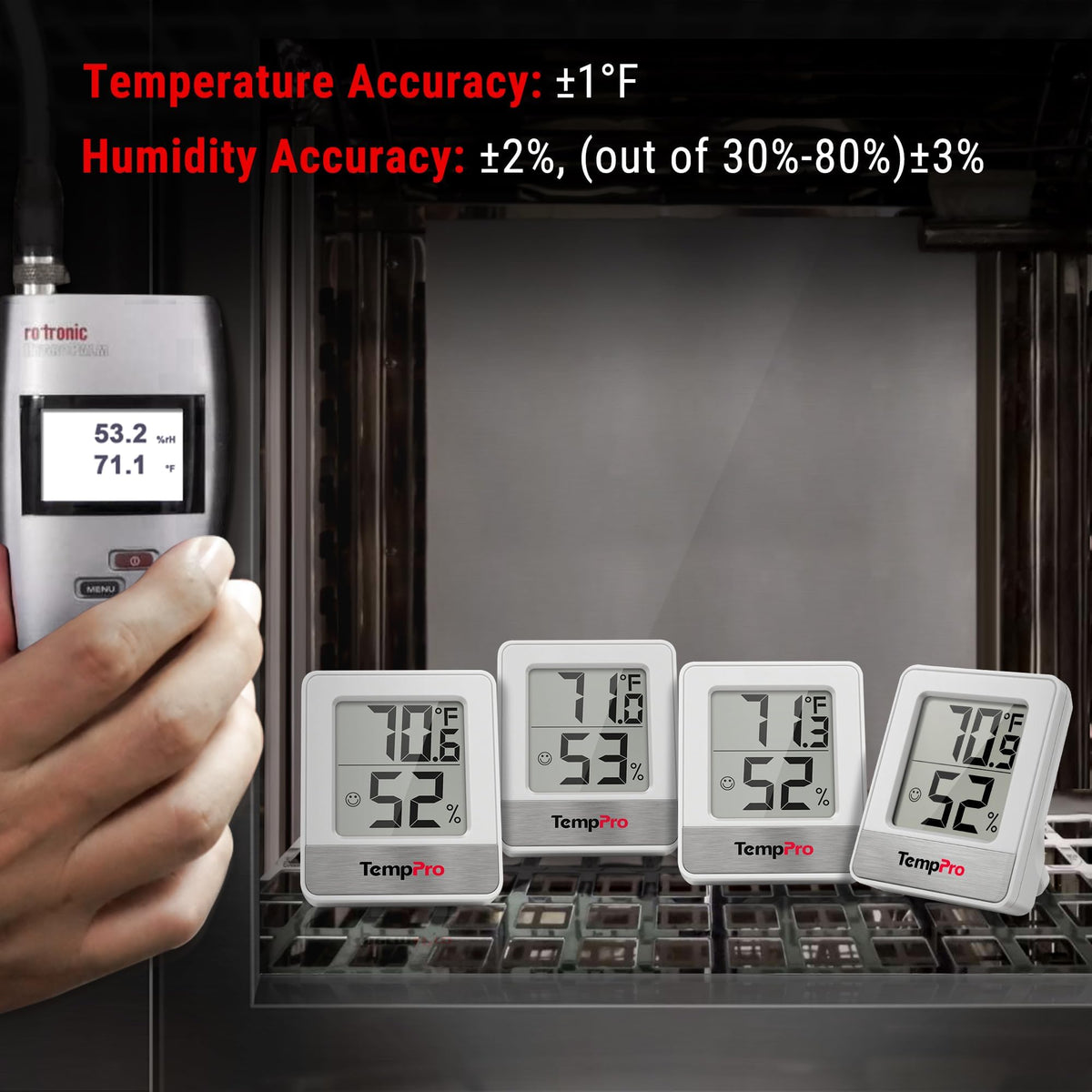 Digital Hygrometer Indoor Thermometer Q43223