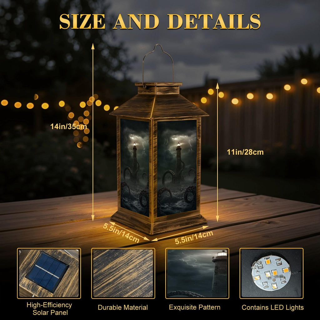 Waterproof Solar Powered Outdoor Hanging Lantern J311