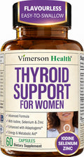 Thyroid Support with Selenium, Iodine & Zinc, 60 Capsules W371