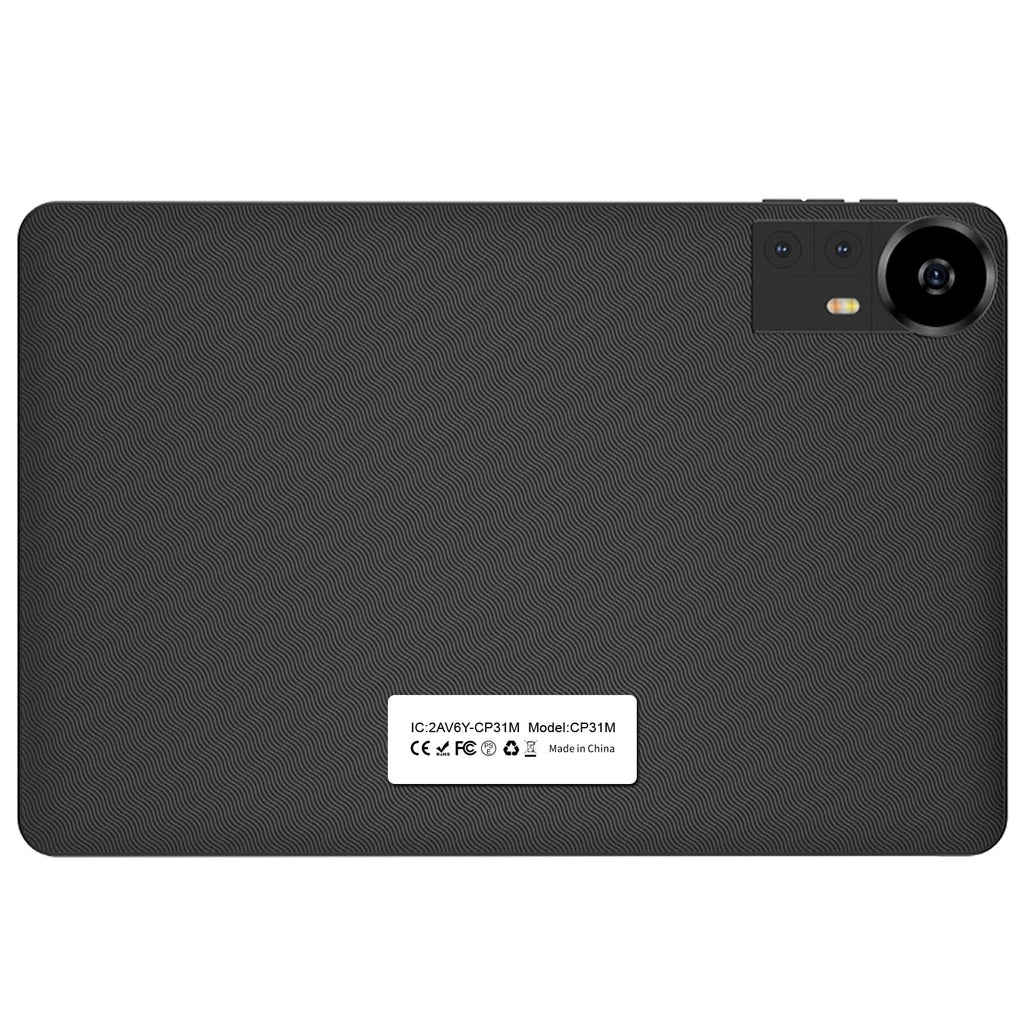 Android 16 Tablet 10 Inch 20GB RAM 128GB ROM Black T418