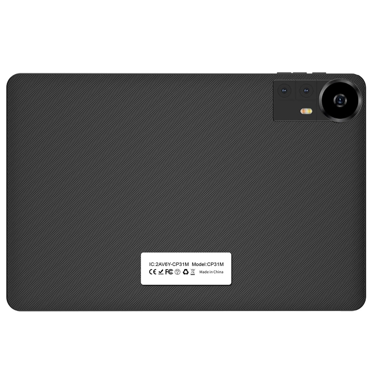 Android 16 Tablet 10 Inch 20GB RAM 128GB ROM Black T418