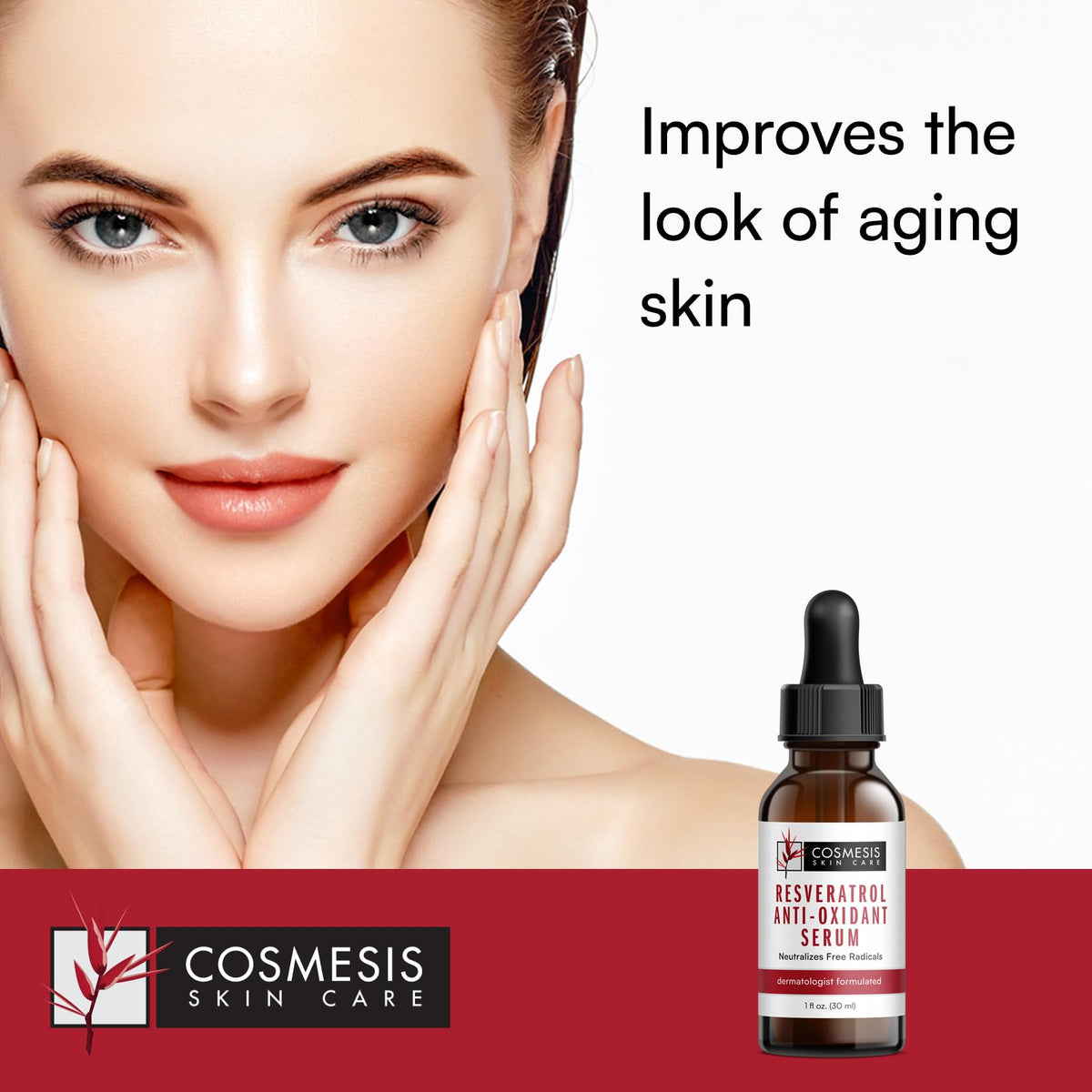 Resveratrol Antioxidant Serum with Tea Polyphenols, 1 fl oz W499264
