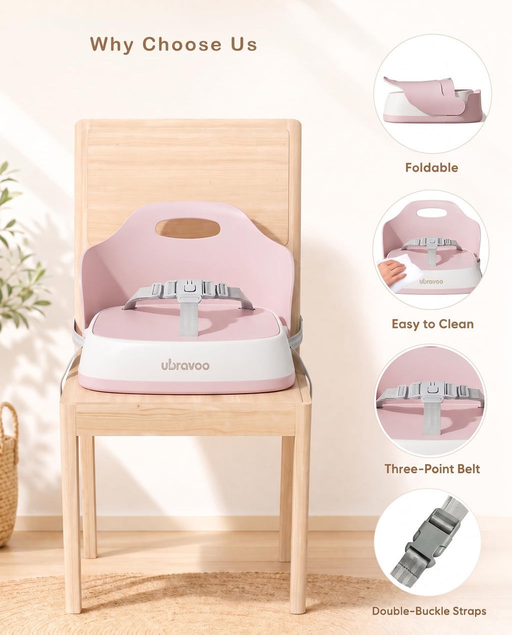 Pink Booster Seat E8514