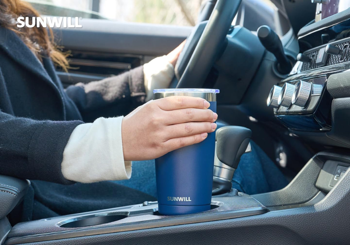 20 oz Insulated Stainless Steel Travel Tumbler with Lid E894