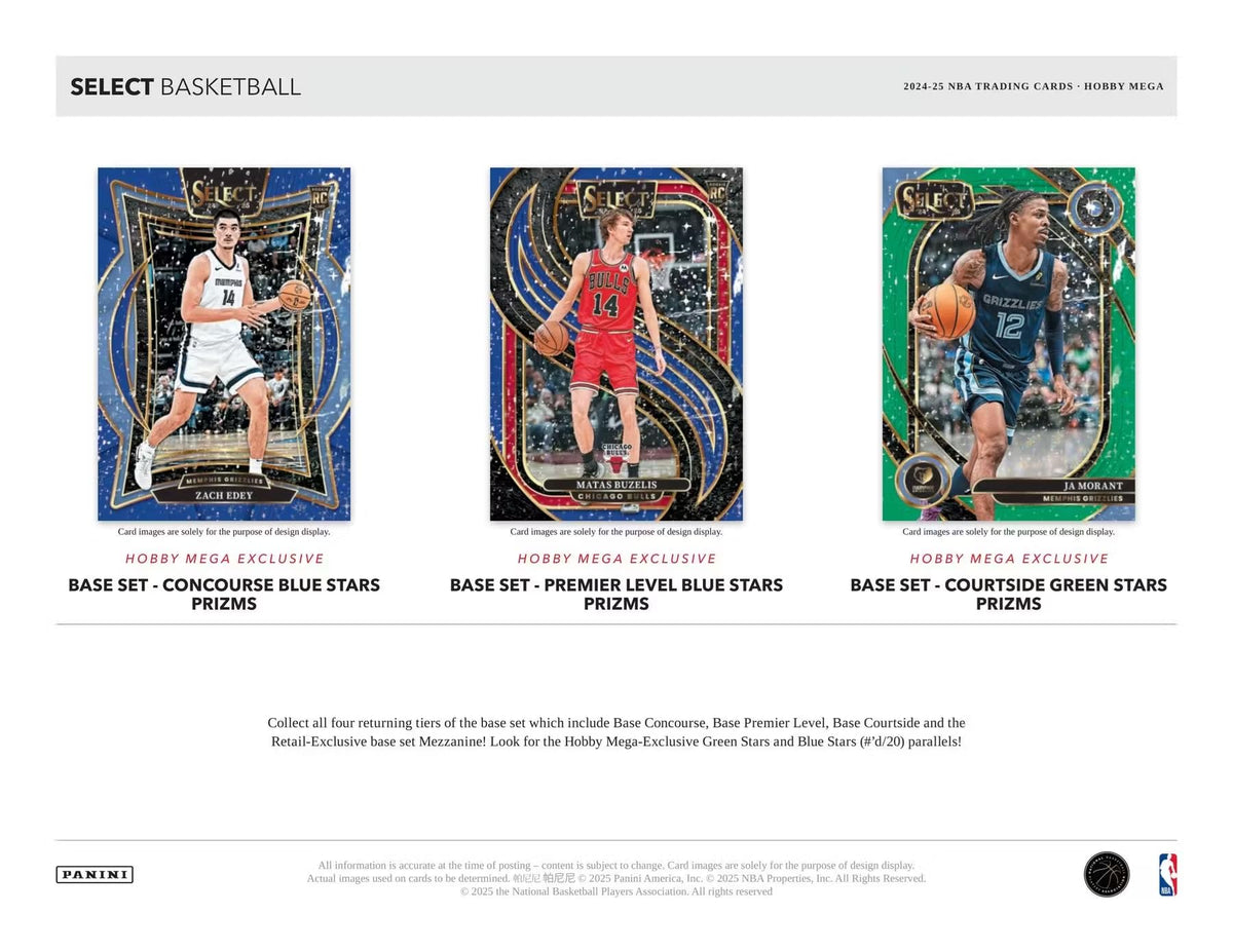 2024-25 Select Basketball Trading Card Box L520
