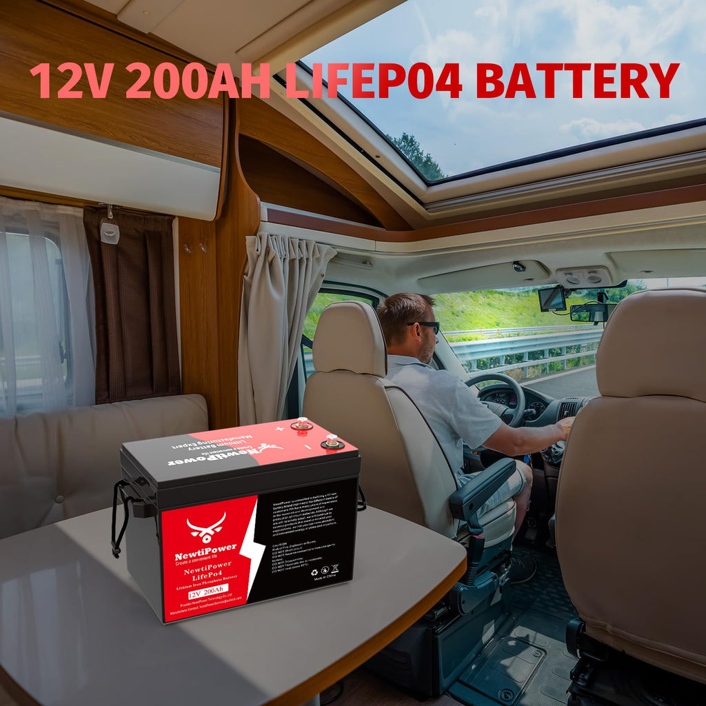 12V 200Ah LiFePO4 Lithium Battery O49628