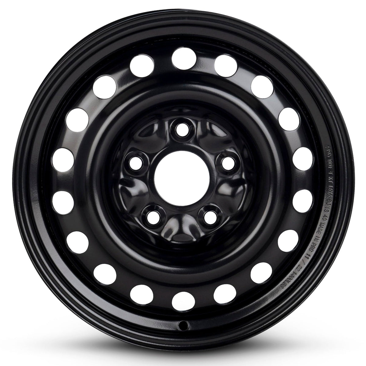 16 Inch Painted Black Van Wheel H1574