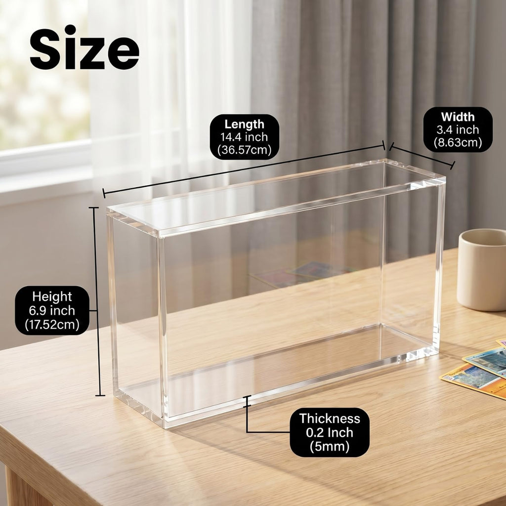 1 Pack Stackable Waterproof Scratch-resistant Acrylic Case A707
