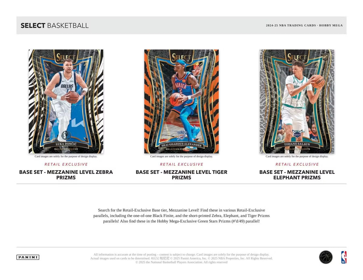 2024-25 Select Basketball Trading Card Box L520