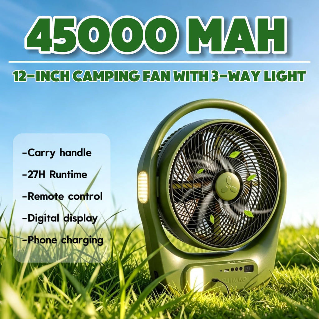 45000mAh Battery Operated Camping Fan Q3379