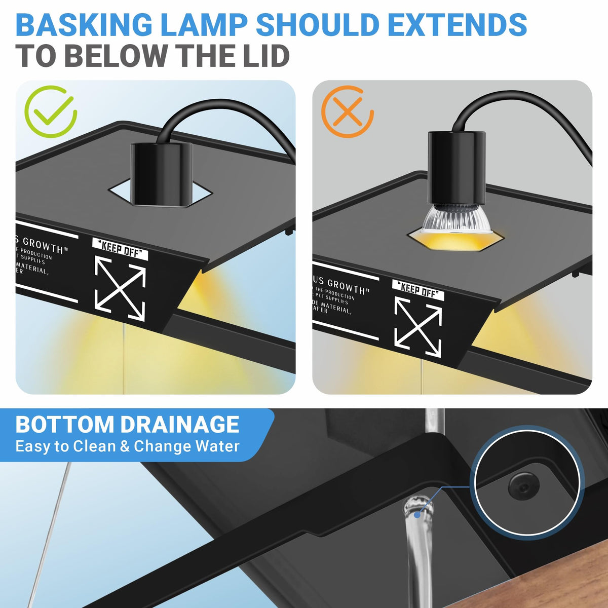 Turtle Tank Kit with Lamp & Filter I24833
