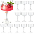 12 Pcs 10oz Plastic Martini Glasses W115