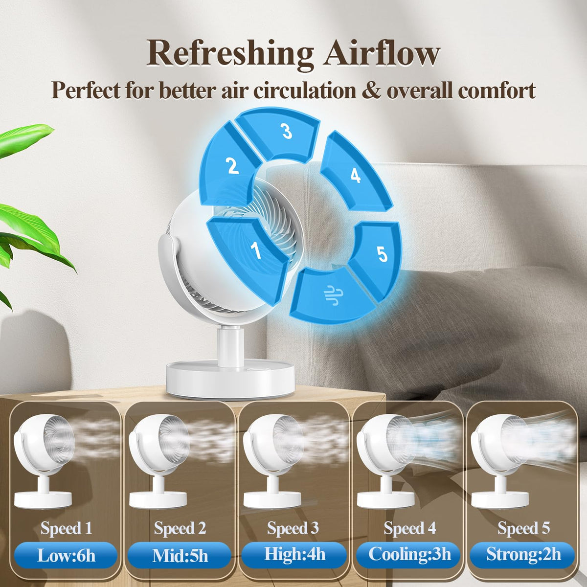 Portable Air Circulator Fan T92327