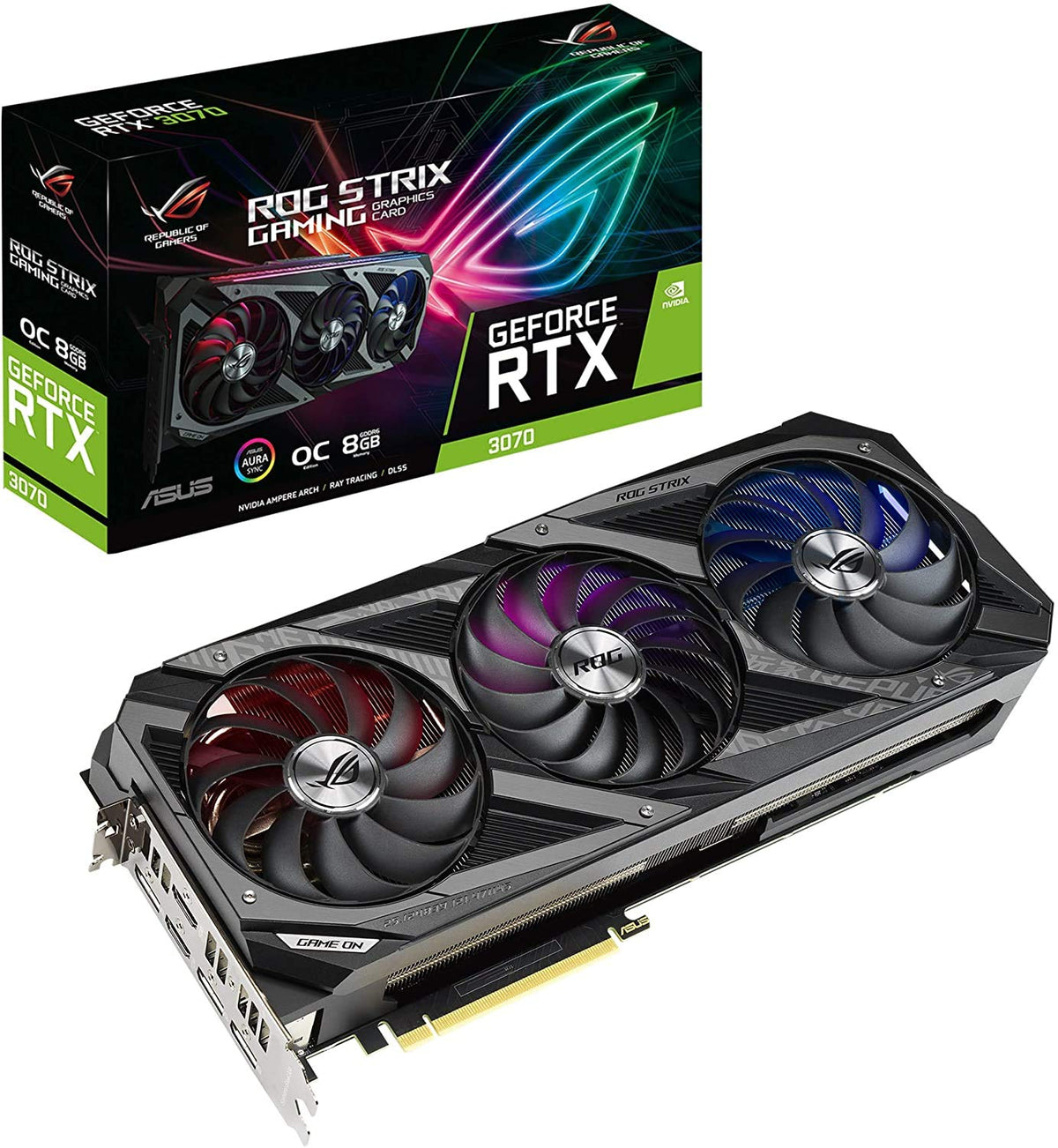 NVIDIA GeForce RTX 3070 8GB GDDR6 Gaming Graphics Card J837