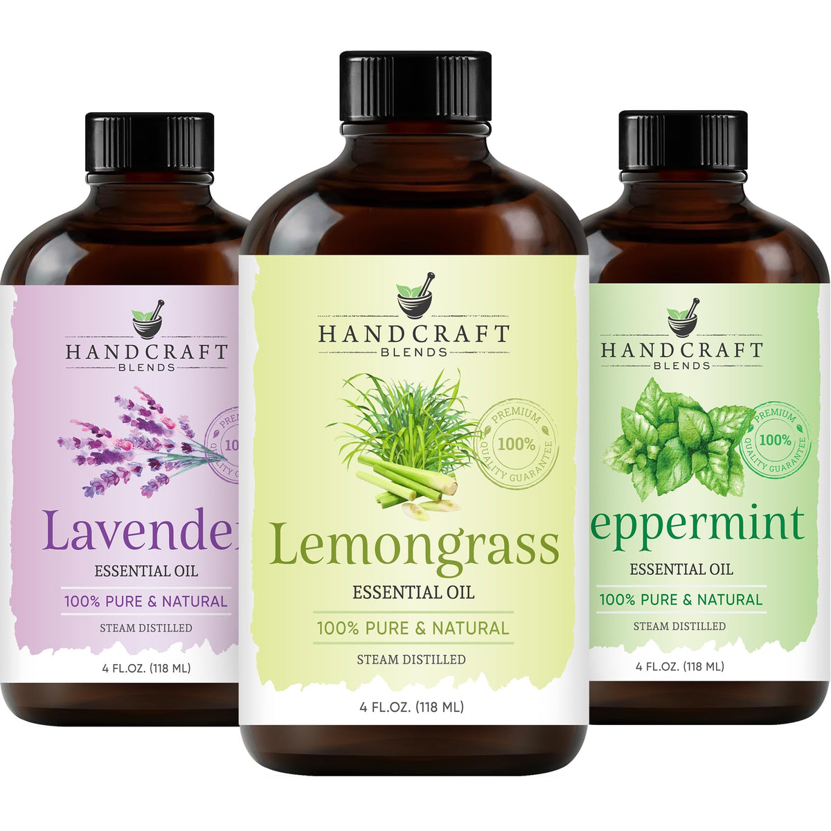 Lemongrass Peppermint Lavender Essential Oil Blend 4 Fl. Oz R19240