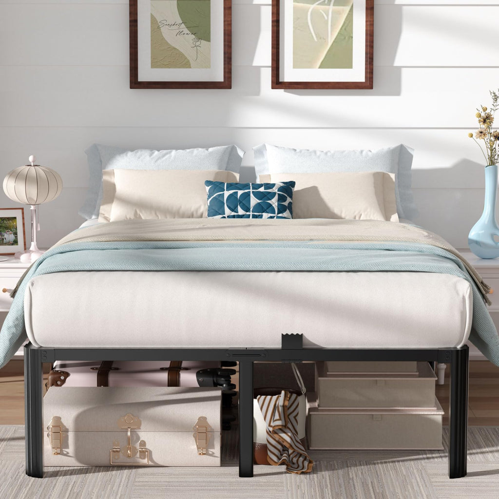 Queen 18 Inch Heavy Duty Metal Platform Bed Frame K763