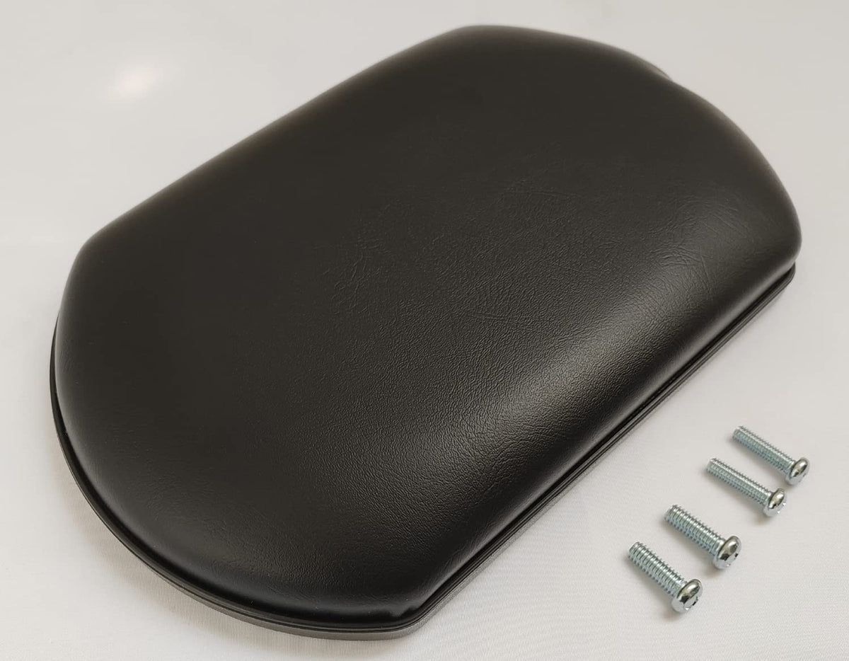 Black Vinyl Upholstered Wheelchair Elevating Leg Rest I77588