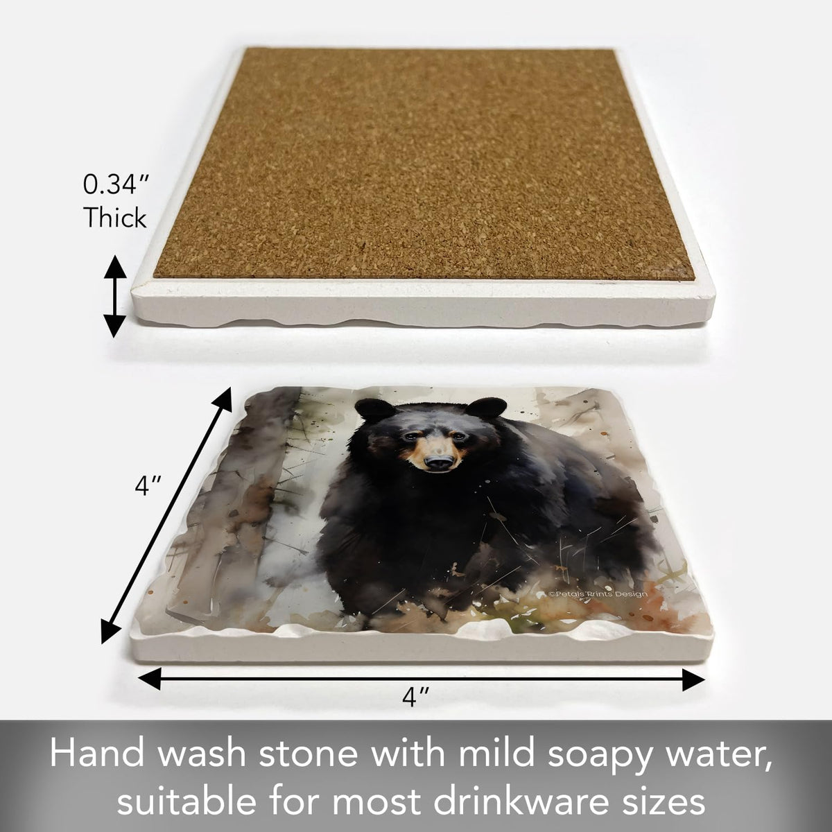 Black Bear Coasters D297