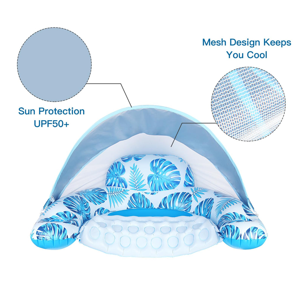 XL Pool Float with Canopy and Cup Holder X661