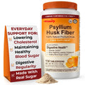 Psyllium Husk Powder Fiber Supplement Orange Flavor 48.2 oz T739