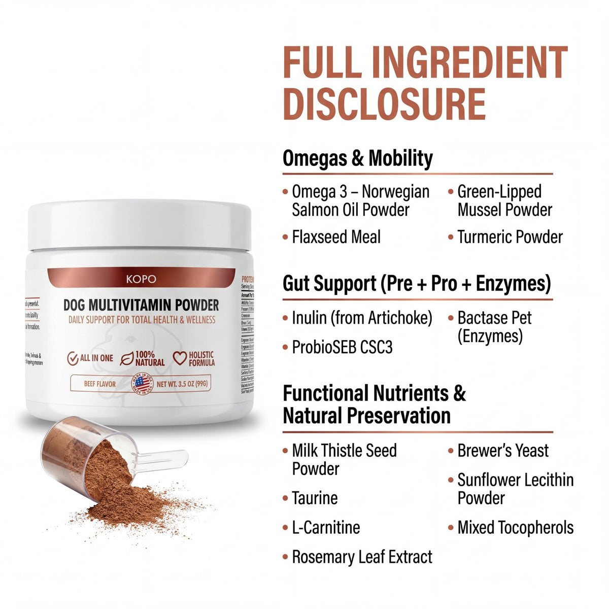 Dog Multivitamin Powder A777