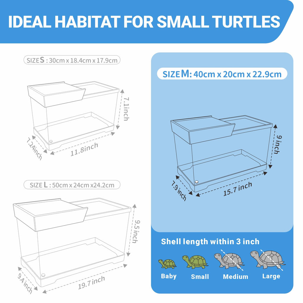 Turtle Tank Kit with Lamp & Filter I24833