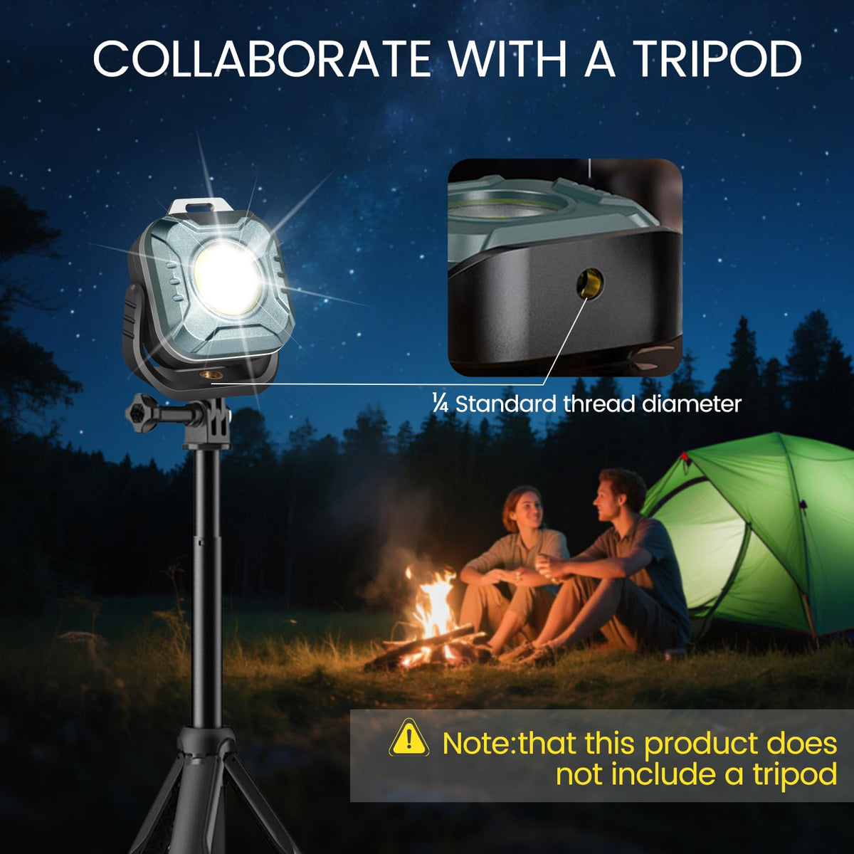 Rechargeable 500 Lumens Magnetic Work Light C2455