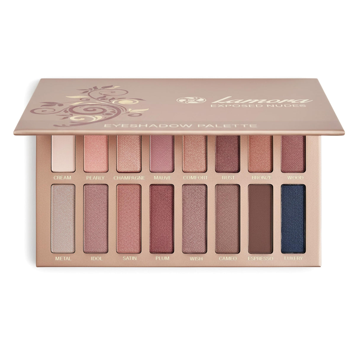 16 Soft Nude Shimmer & Matte Eyeshadow Palette U942950