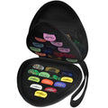 Black Guitar Pick Case with Mesh Pocket H529