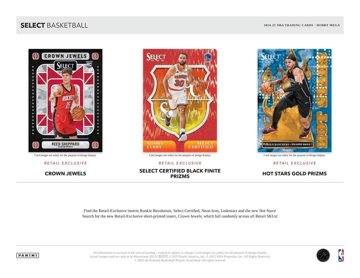 2024-25 Select Basketball Trading Card Box L520