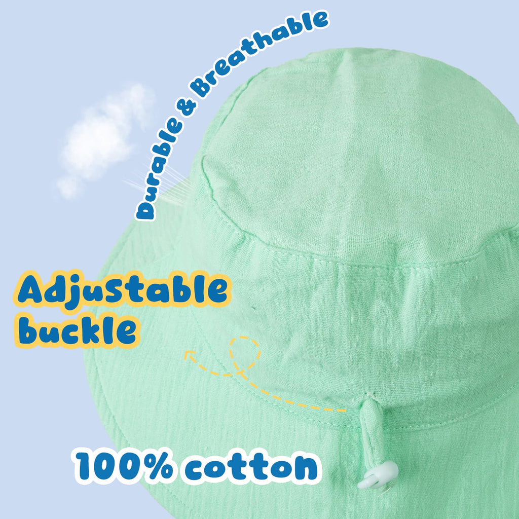 Muslin Baby Sun Hat Bucket Hats B298305