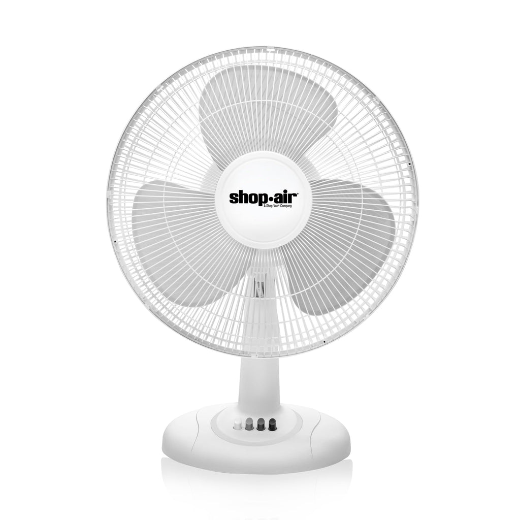 16" Oscillating Table Fan, 3 Speeds, White P953