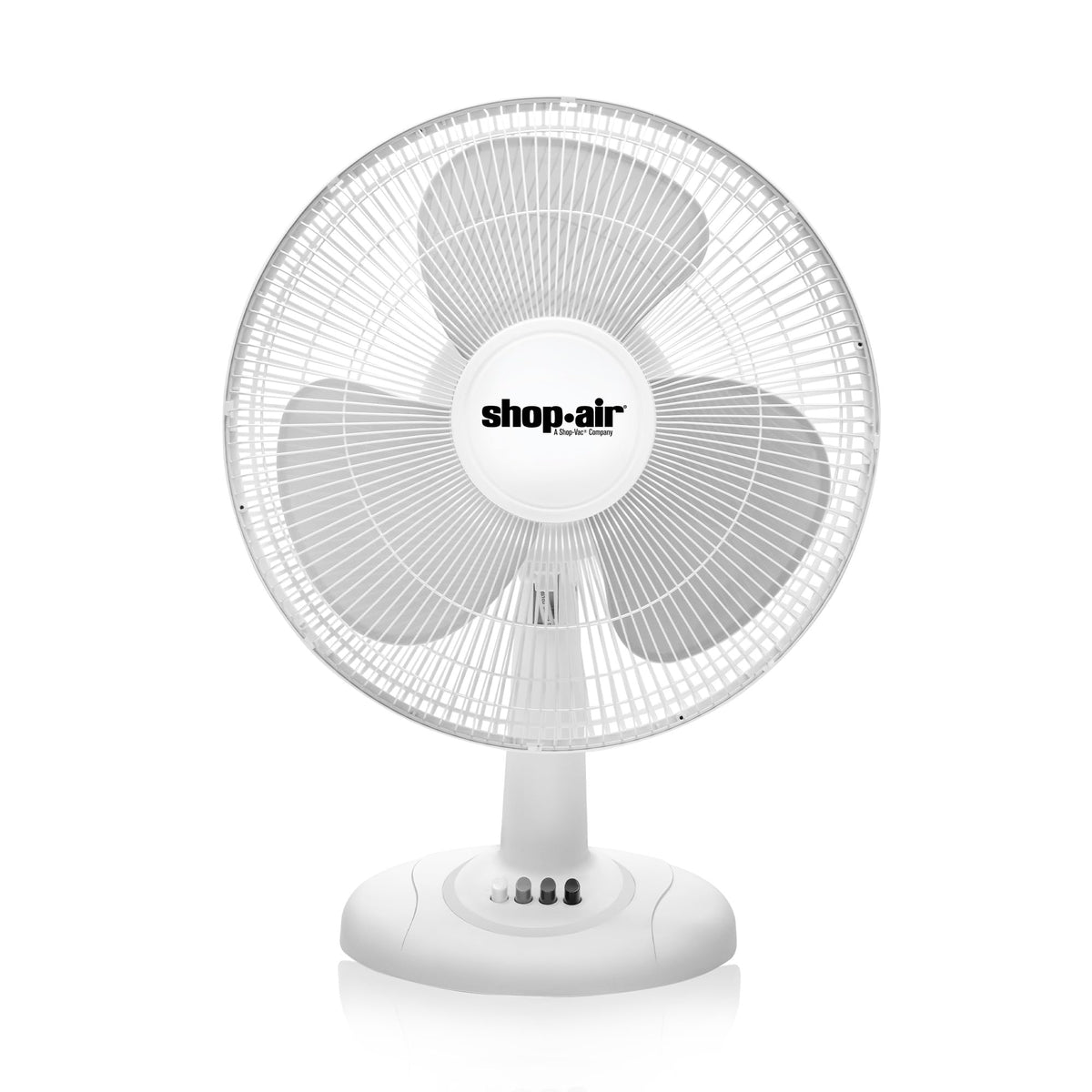 16" Oscillating Table Fan, 3 Speeds, White P953