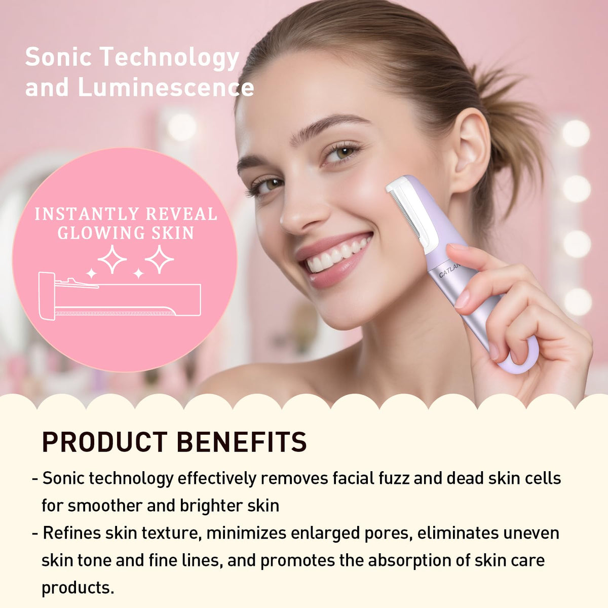 Dermaplane Razor with LED Light I4593