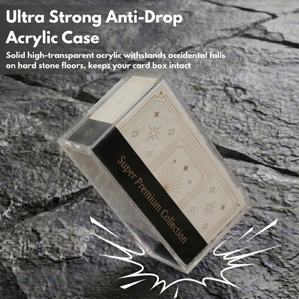 1 Pack Stackable Waterproof Scratch-resistant Acrylic Case A707