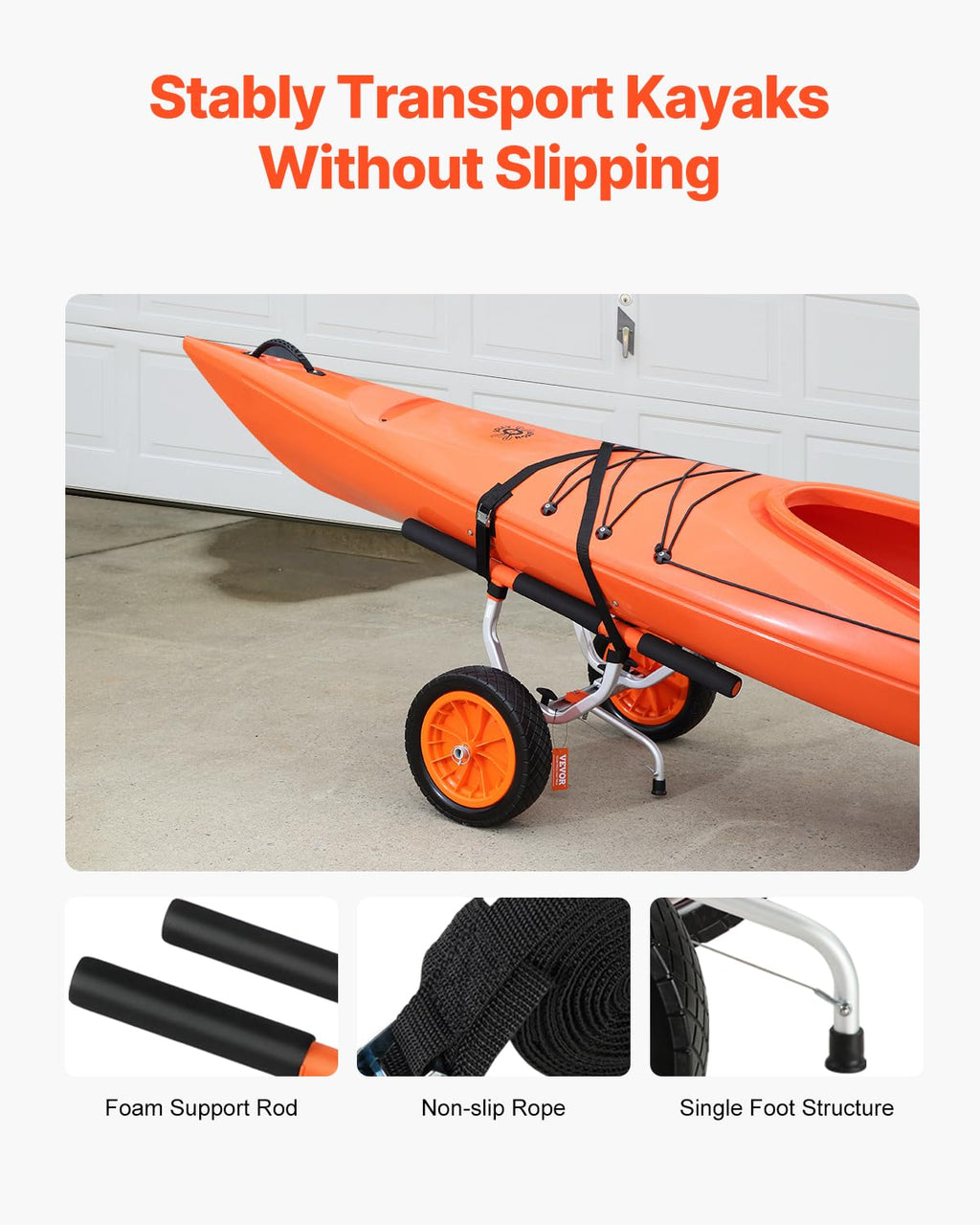 Heavy Duty 450 lbs Kayak Cart M118966