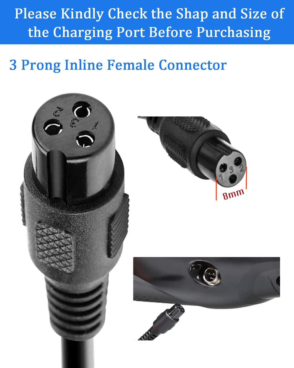 42V 2A Electric Scooter Charger N7797