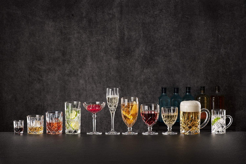Clear Crystal Cocktail Coupe Glasses, Set of 2 M356815