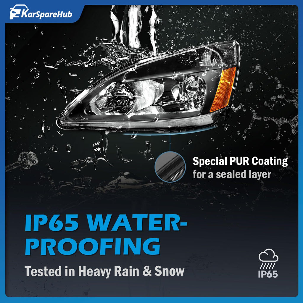 Halogen Headlights with Bulbs N930493
